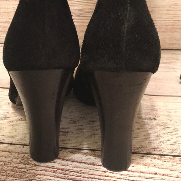 Michael Kors Suede Black Boots Size 6.5M - Picture 7 of 8